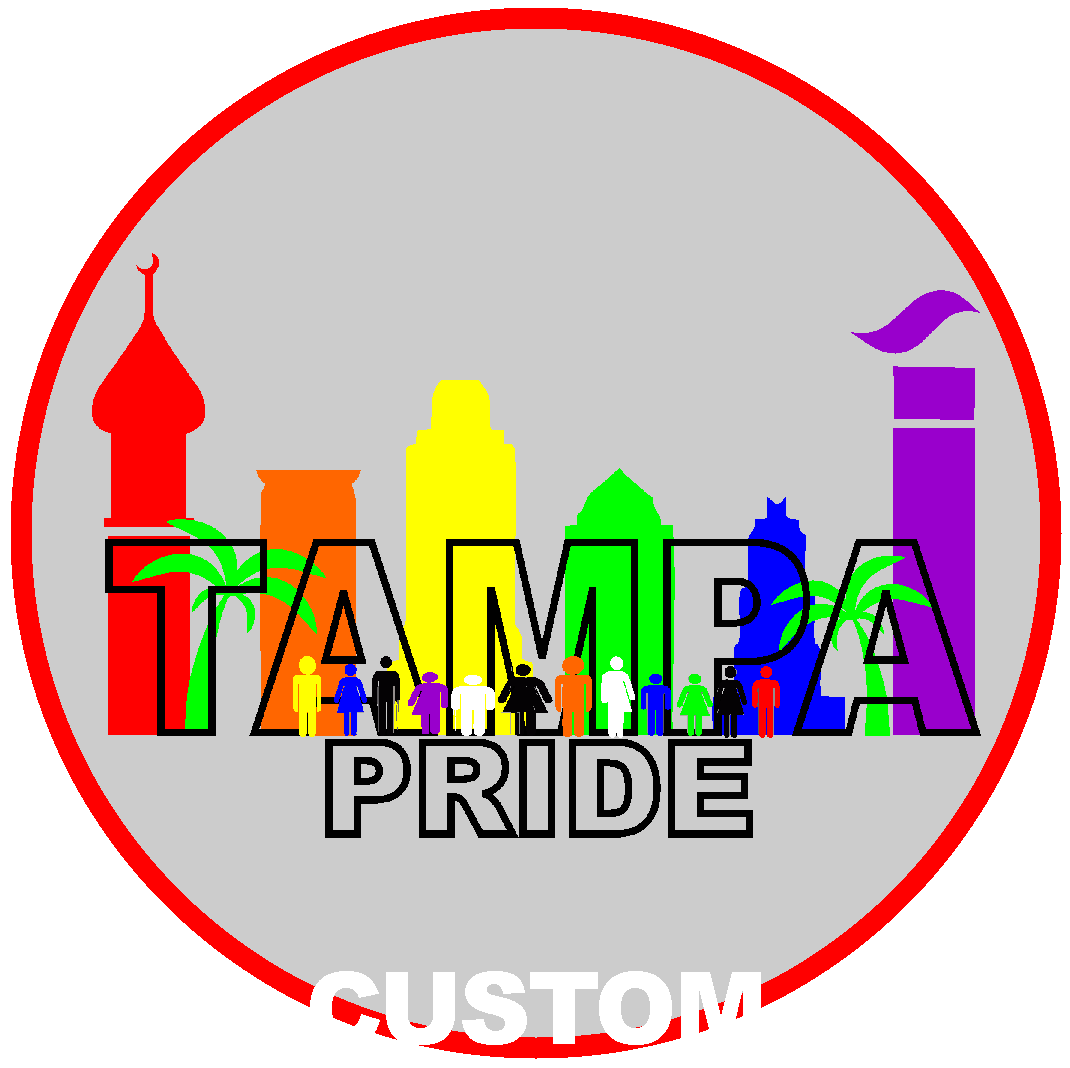 This was the winning design for a t shirt competition for Tampa Pride, a Florida 501c3 non-profit organization. I was proud to have my design selected. The shirts are sold exclusively through Tampa Pride.Click image for link.